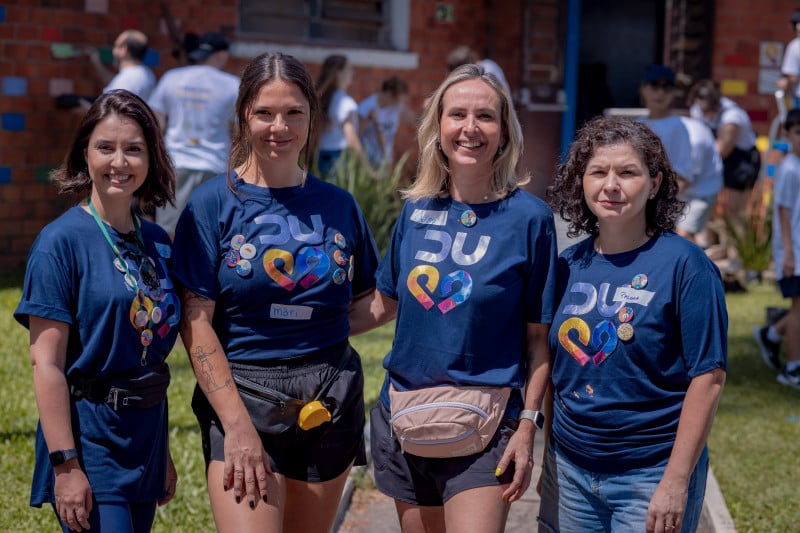 Mariana Jardim, Kellen Höehr, Aline Fuhrmeister e Paloma Antonio estão à frente das ações da DU99