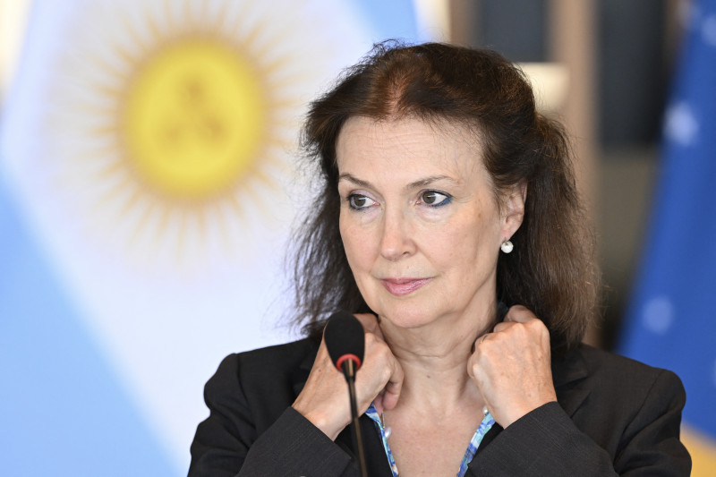 Era Dianna quem representava a diplomacia argentina em eventos nos quais se esperava o presidente