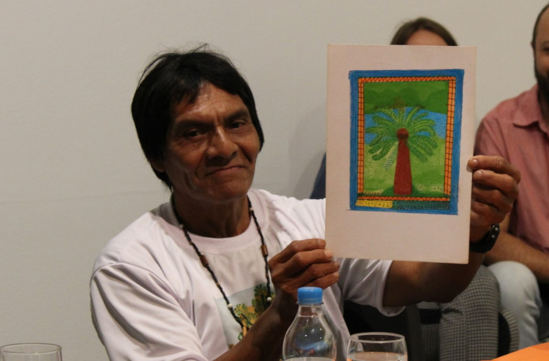 Ato simbólico ocorre na sexta-feira (19), e inclui realização de uma feira de arte guarani