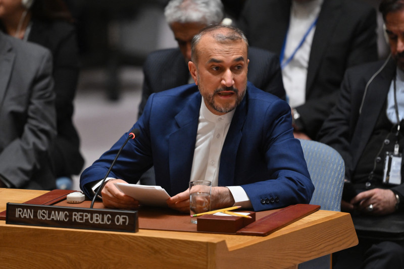 Hossein Amir Abdollahian afirmou que o país não foi atacado 