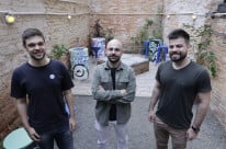André Bernardon, Eduardo Aita e Andrei Schroeder são os sócios do Alívio Bar, marca que abriu a terceira operação em Porto Alegre