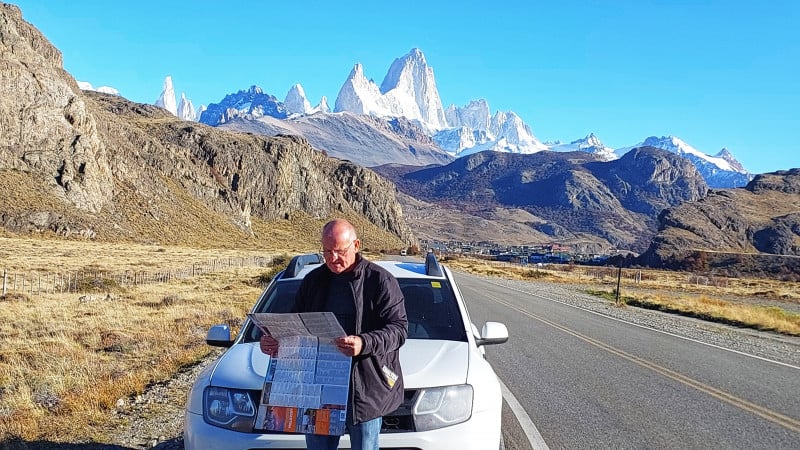 Pedro Valdir Borniger, de 64 anos, partiu no dia 13 de abril de Novo Hamburgo em direção à Patagônia