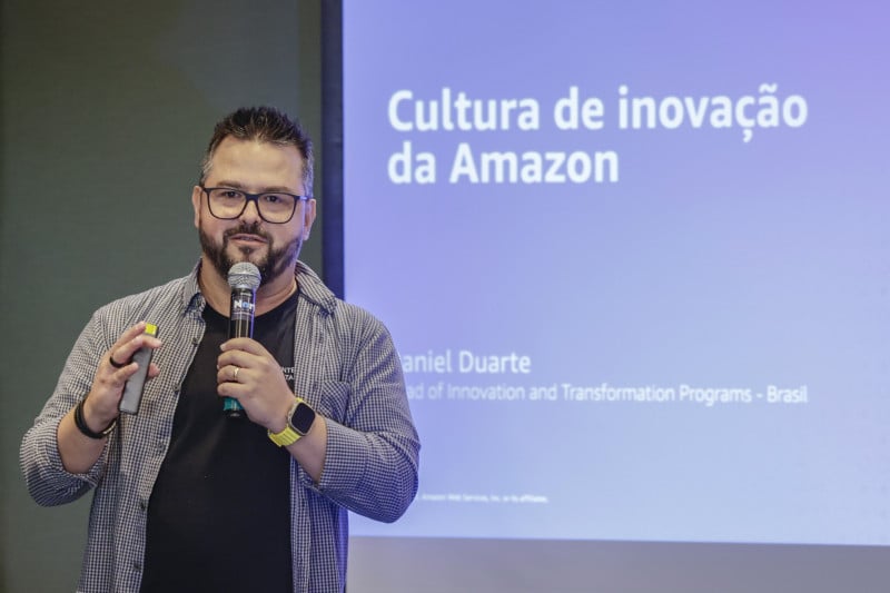 Daniel Duarte, head de Programas de Inovação e Transformação Digital da Amazon Web Services no Brasil (AWS), destaca que empresas brasileiras estão sendo ajudadas a criarem suas estratégias de inovação