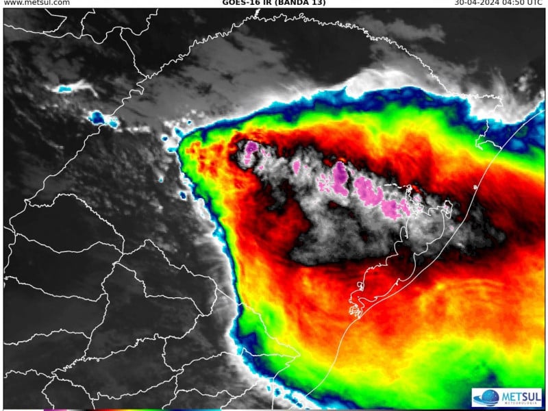 As chuvas que atingem o RS já causaram estragos em pelo menos 76 cidades