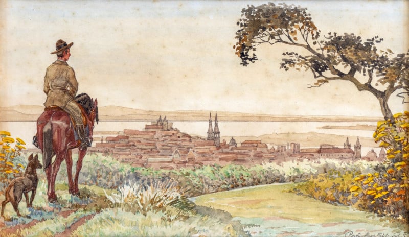 Ainda pouco conhecido do público, o artista plástico José Lutzenberger retratou em desenhos e aquarelas personagens e paisagens gaúchas do início do século XX