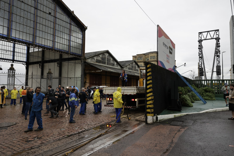 Obra da comporta 3 do Cais Mauá será concluída em janeiro