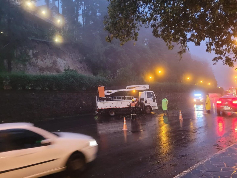 Trechos da ERS-235, entre Nova Petr&oacute;polis e Gramado, est&atilde;o bloqueados
