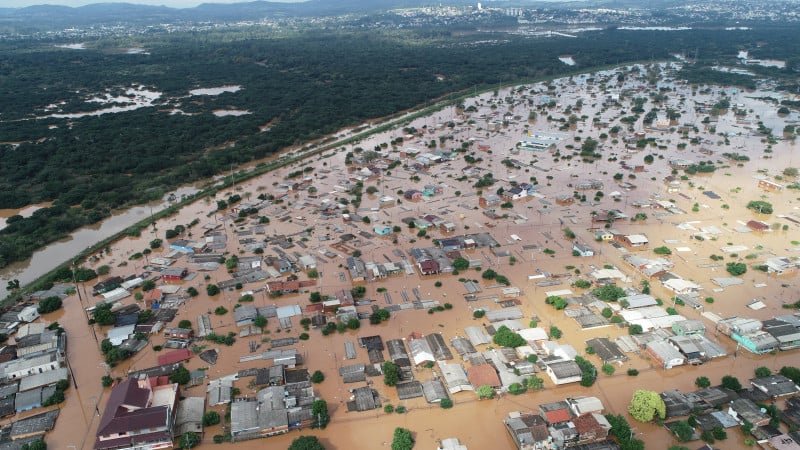 Regiões da cidade precisaram ser evacuadas pelo avanço das águas do Sinos