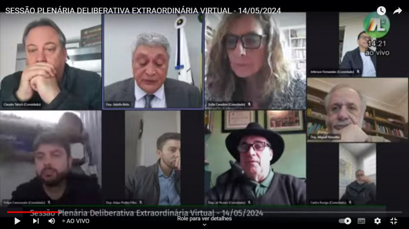 Deputados também autorizaram realização de sessões virtuais e híbridas