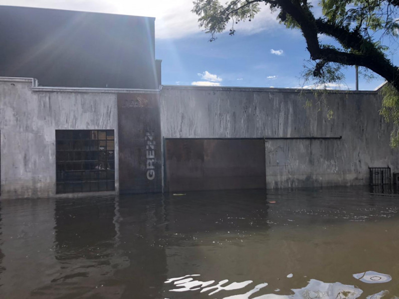 Espaços culturais como o Grezz terão de ser reconstruídos após a enchente
