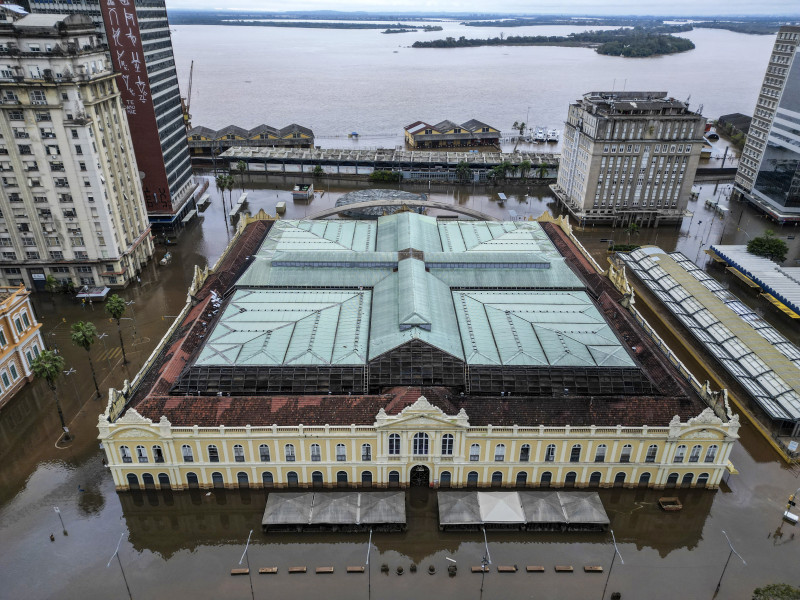 Vento Sul tem feito as águas escoarem lentamente na Capital
