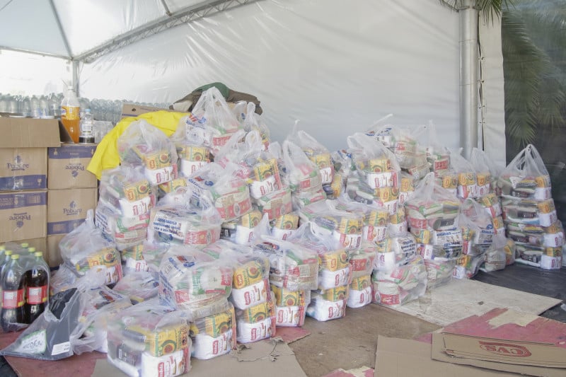 Comida, água e colchão são produtos solicitados por famílias atingidas por tragédias climáticas