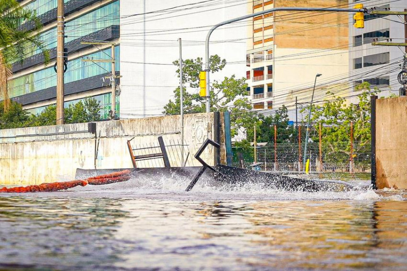 Exercício de fechamento das comportas será feito anualmente