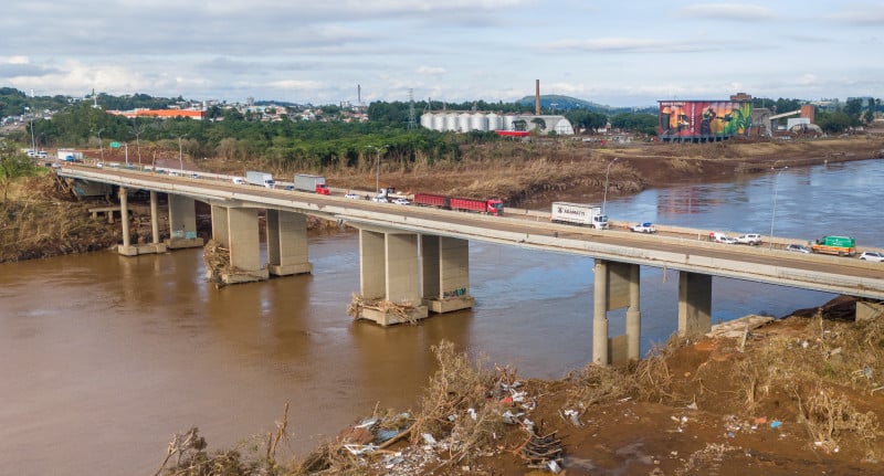 Rio Taquari voltou a subir, com muçum marcando 17,63m, enquanto Estrela 23,22m