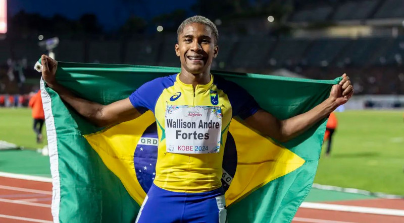 Brasil fica em 2º lugar no Mundial de Atletismo Paralímpico no Japão