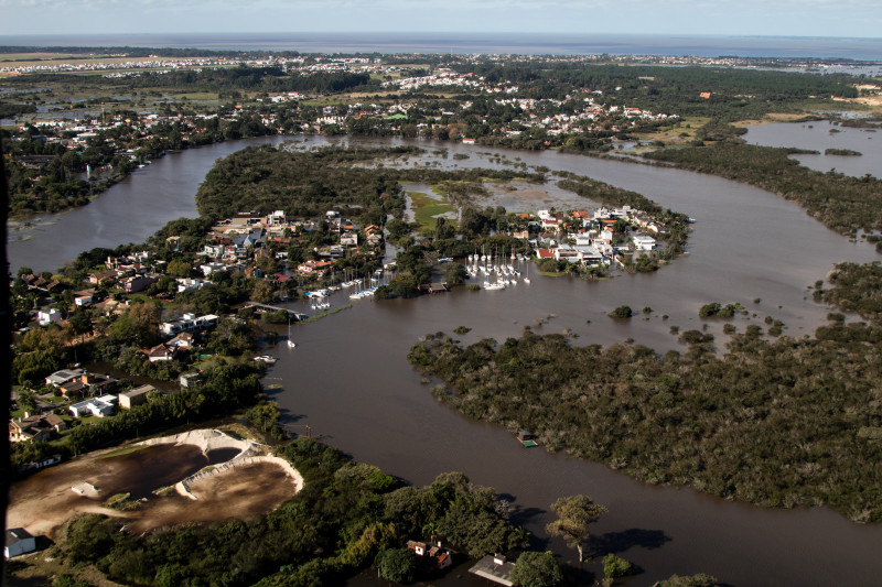 Vento no quadrante leste dificulta o escoamento da água nas localidades