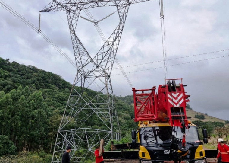 Duas novas torres foram instaladas em trecho da LT Itá - Caxias