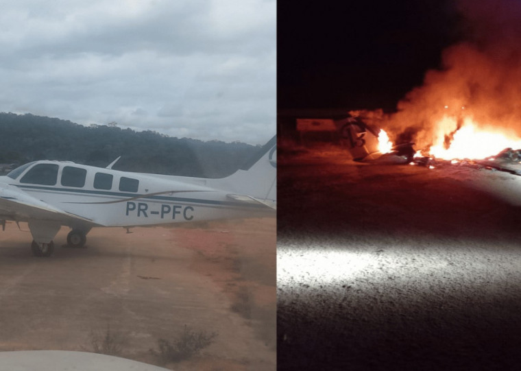 Piloto e copiloto estão presos por operar a aeronave clonada sem plano de voo