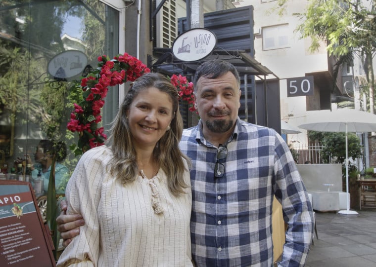 Patrícia Aragão e Lucas Aragão do restaurante Usina de Massas