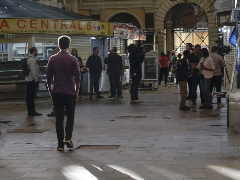 Reabertura parcial do Mercado Público de Porto Alegre após enchente.  Foto: TÂNIA MEINERZ/JC
