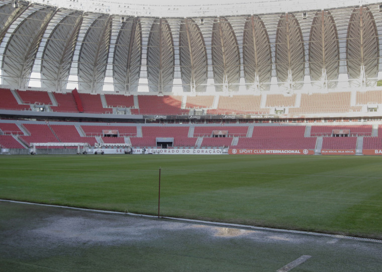 Gramado do estádio Beira-Rio está em fase final de preparação