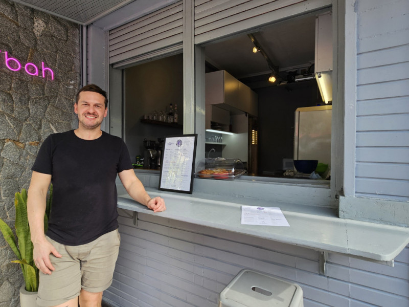 Rick Feijó é responsável pela operação do Bibah, novidade no Rio Branco Foto: ISADORA JACOBY/ESPECIAL/JC