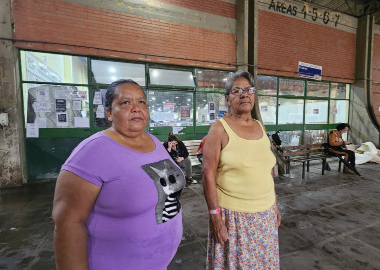 Venezuelanas Maigualida e Míriam estão abrigadas há quase dois meses