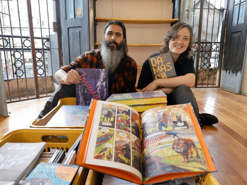 Através do ponto físico, a editora Brasa pretende aproximar os consumidores das histórias em quadrinhos Foto: TÂNIA MEINERZ/JC
