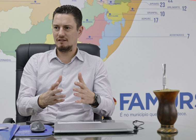 "Juntos, poderemos discutir e definir estratégias para a reconstrução", afirma Marcelo Arruda, presidente da Famurs