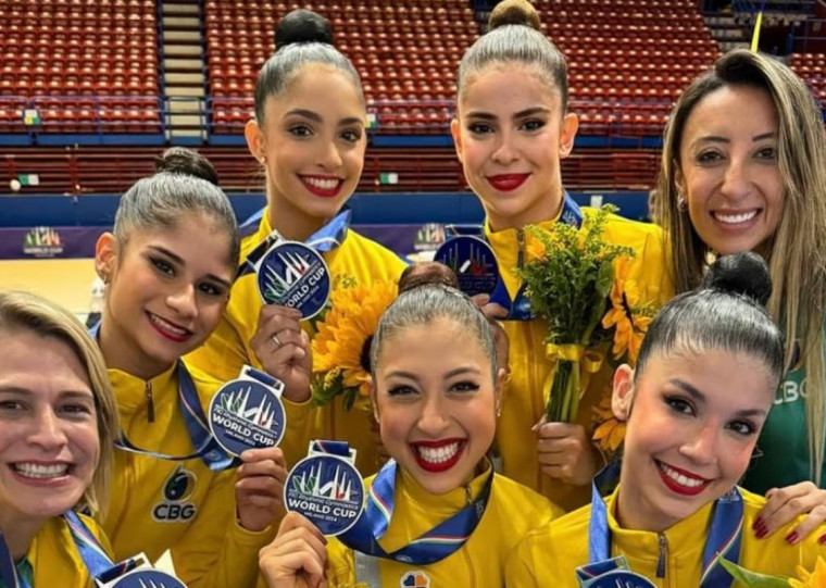 Equipe brasileira levou prata em Milão