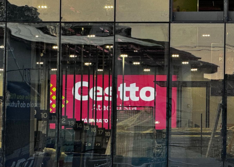 Instalações da primeira loja do Cestto em Porto Alegre, na Zona Sul, já estão prontas