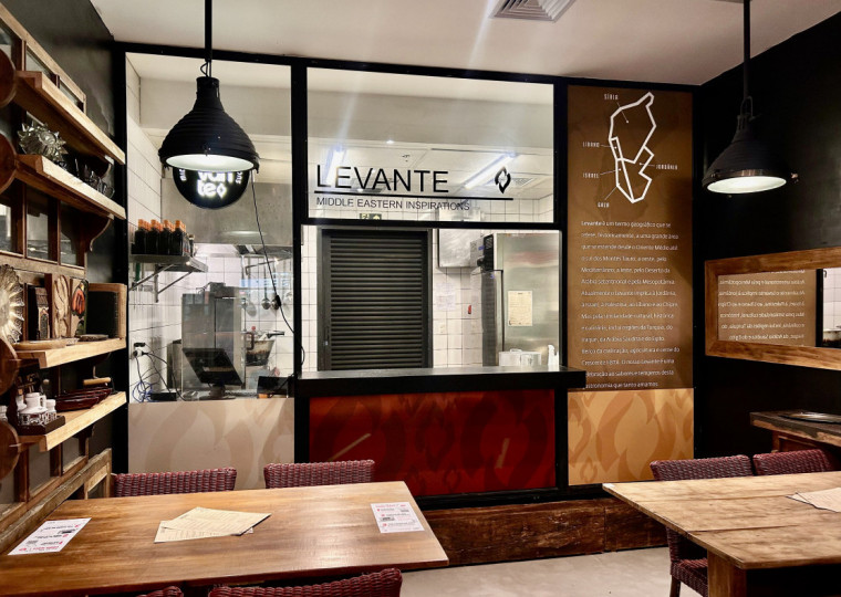 Levante completa espaços do Food Hall Dado Bier, trazendo comidinhas do Oriente Médio