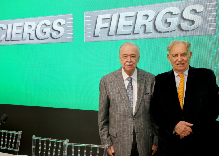 Cláudio Bier (direita) ocupará o lugar de Gilberto Petry (esquerda) na presidência da Ciergs e da Fiergs