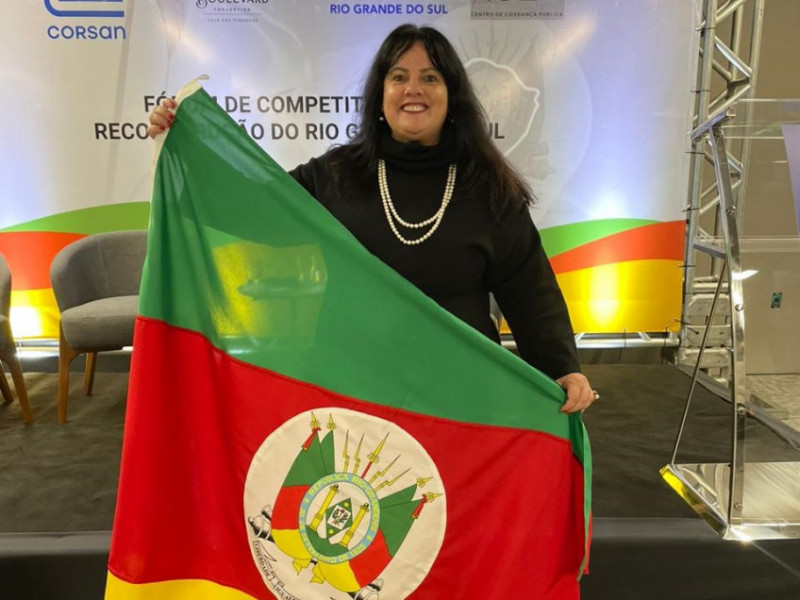 T&acirc;nia Cruz Costa &eacute; idealizadora do F&oacute;rum Mulher Empreendedora Ga&uacute;cha (FMEG) Foto: FEMG/DIVULGA&Ccedil;&Atilde;O/JC