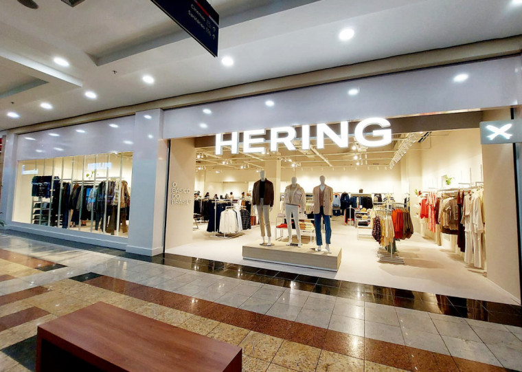Hering está de volta ao Bella Città Shopping, onde chegou a ter unidade de 2009 a 2020