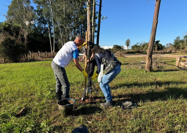 Parque Ney Santos Arruda foi impactado pelas cheias de maio
