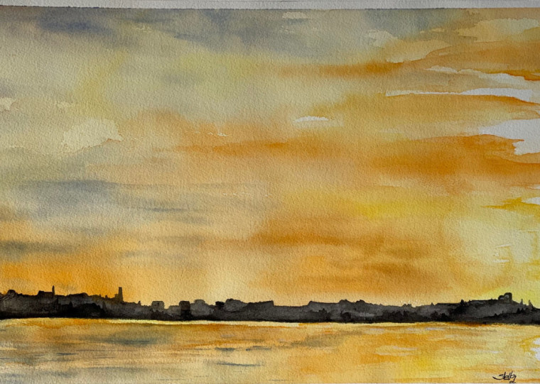 Primeira atividade oferecida é o Curso Regular de Pintura Acrílica e Aquarela, que ocorre no mês de julho