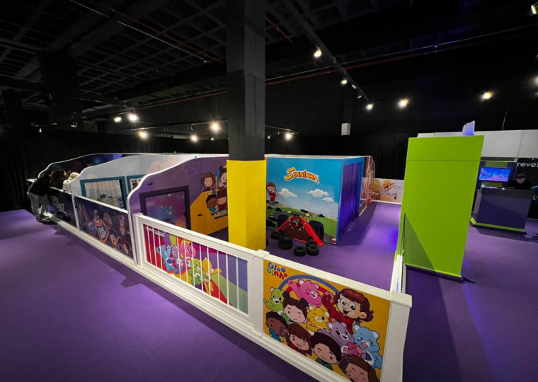 É a primeira vez que a Arena Gloob é montada em Porto Alegre com circuito de brincadeiras