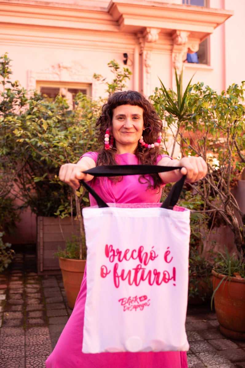 Natalia Guasso, criadora do Brick de Desapegos Foto: Gabi Radde/Divulga&ccedil;&atilde;o/JC