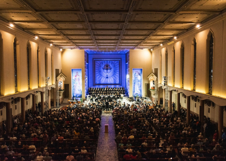 A última apresentação da Orquestra pela Série Igrejas foi em abril, no Santuário Santo Antônio do Pão dos Pobres