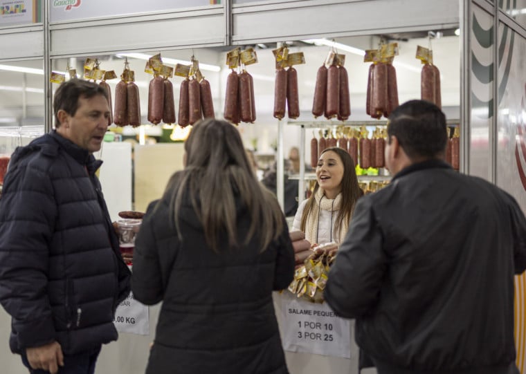A estrutura montada no Pavilhão D é maior na comparação com as edições anteriores