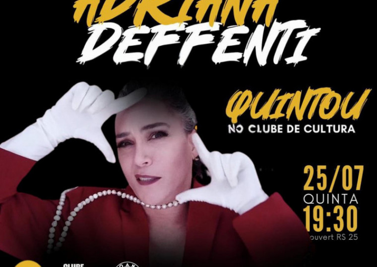 Cantora sobe ao palco nesta quinta-feira (25); local estará recebendo doações para afetados pela enchente