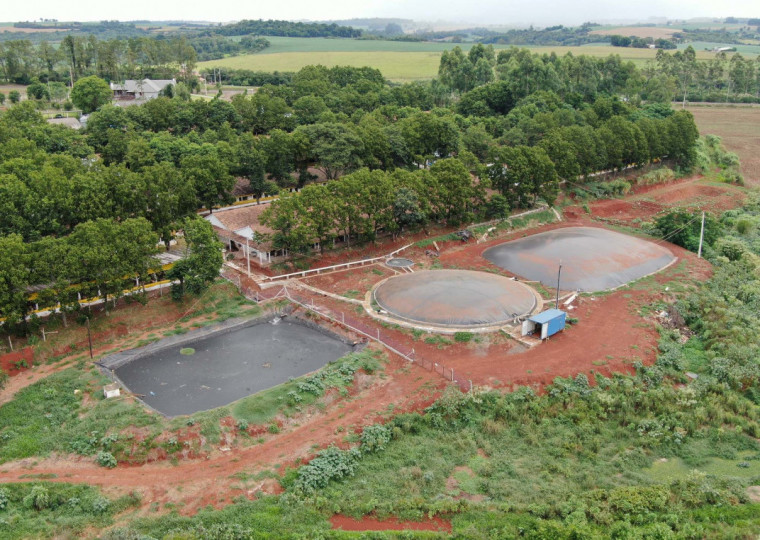 Biodigestores da Granja Kist dão destino correto a dejetos de animais e produzem biogás