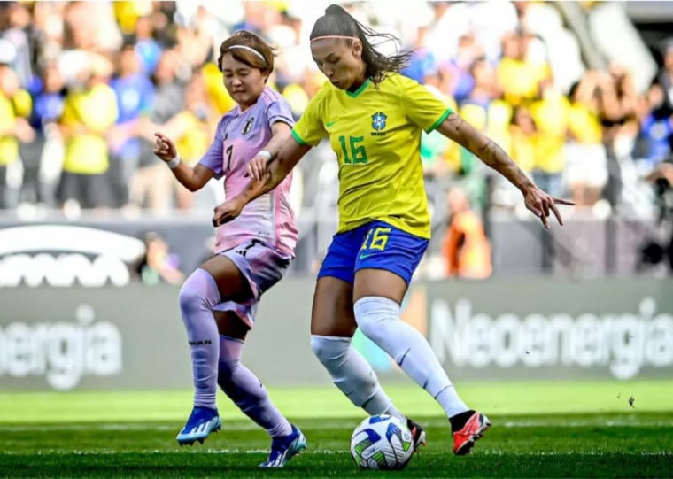 Brasil perdeu de virada para o Japão por 2 a 1