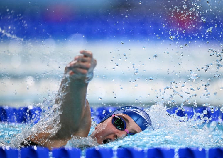 Bia Dizotti se classificou em 7º entre as oito vagas, com tempo de 16min05s40