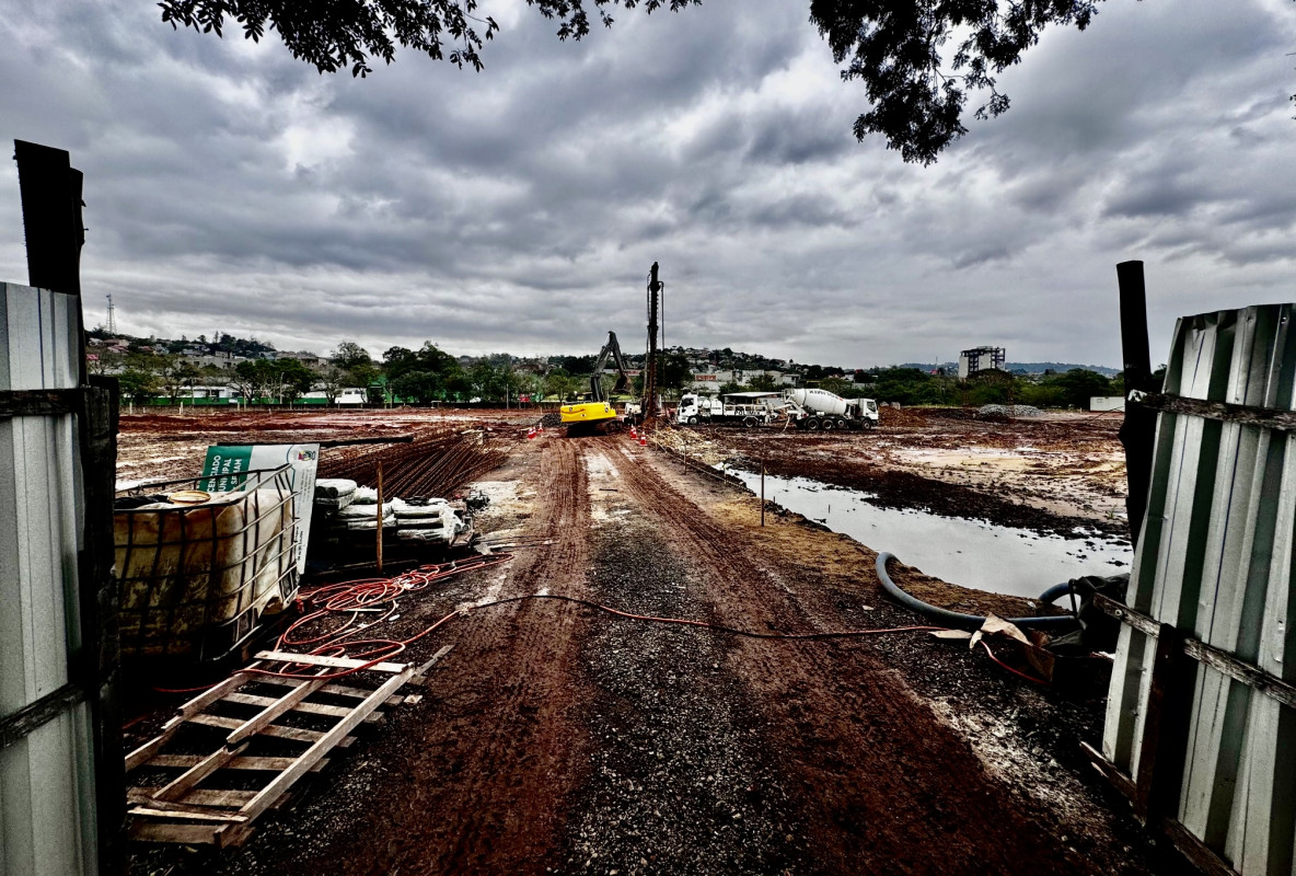 Fort está nas fundações para estrear até começo do ano que vem | PATRÍCIA COMUNELLO/ESPECIAL/JC