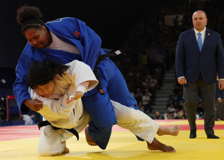 A judoca brasileira derrotou a sul-coreana Hayun Kim