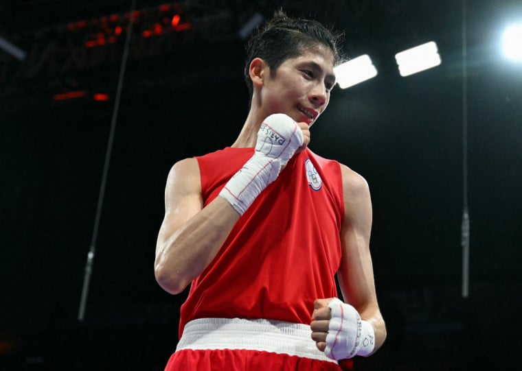 Lin Yu-ting, de Taiwan, assegurou ao menos a medalha de bronze após derrotar a búlgara Svetlana Staneva