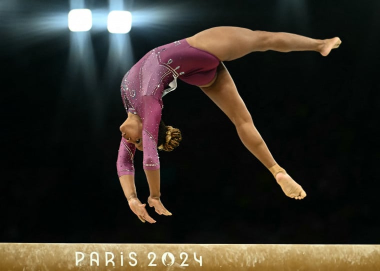 A brasileira recebeu uma nota dura dos árbitros e terminou na quarta colocação