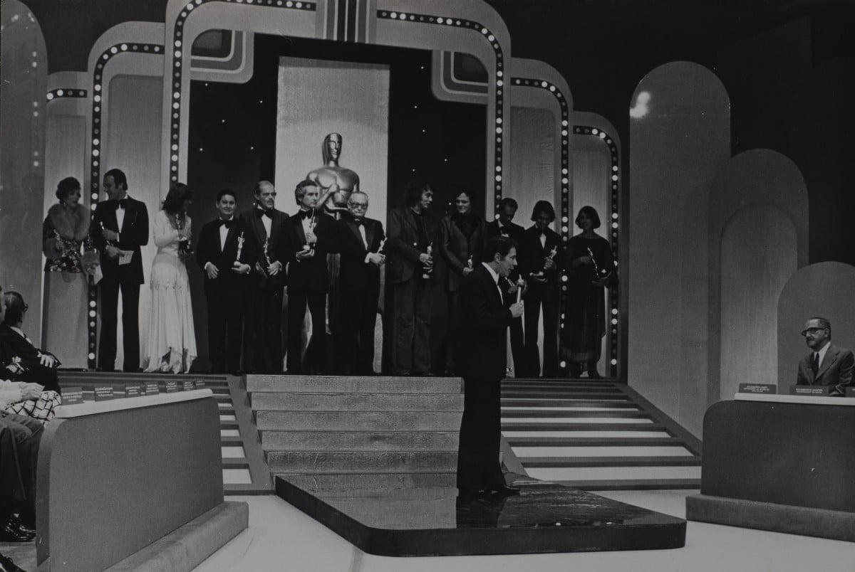 Cerimônia de entrega do Troféu Imprensa, em 1974, apresentado por Silvio  | Funarte/Reprodução/JC